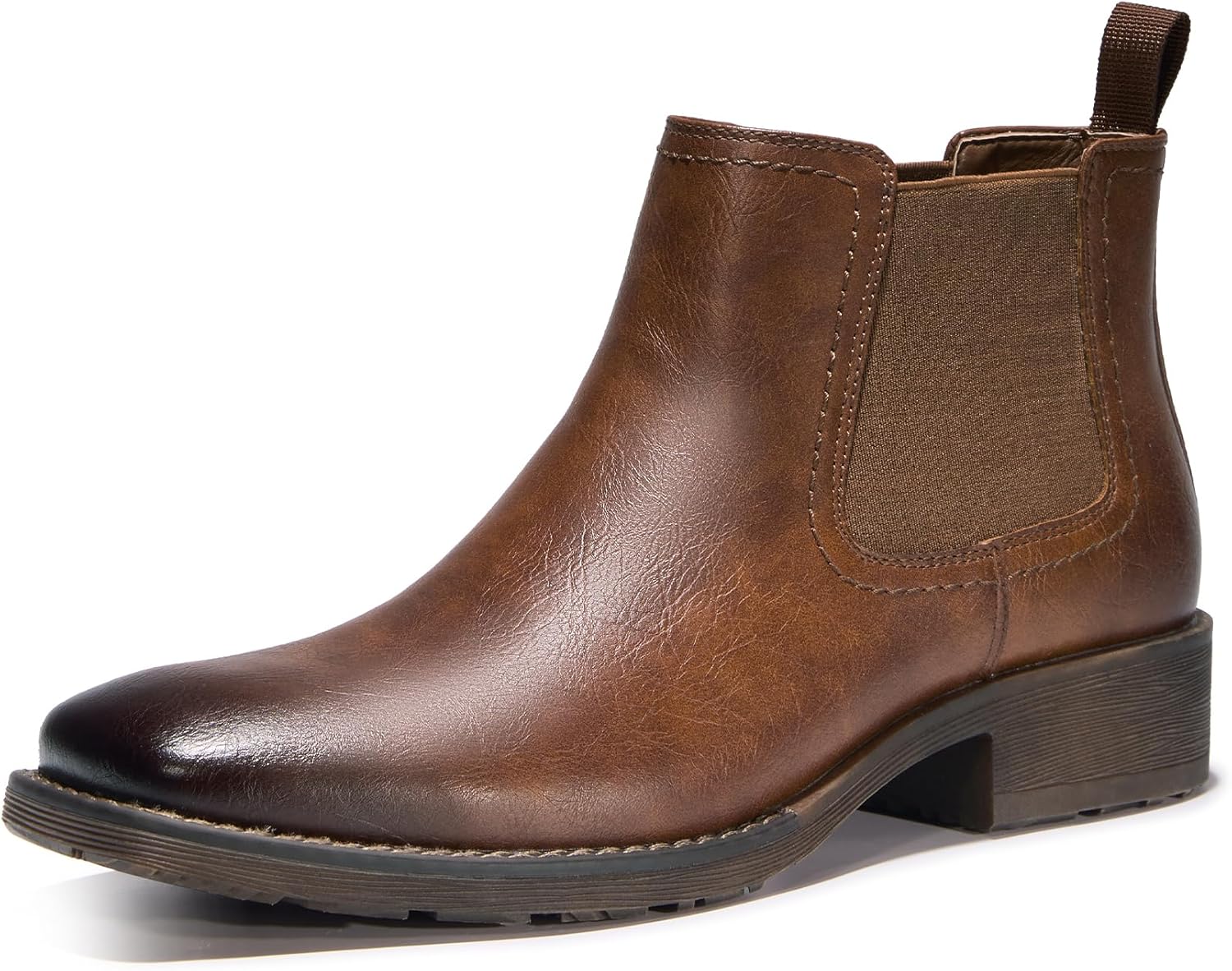 Мужские ботинки Челси с квадратным носком, слипоны, ботинки на щиколотку, повседневная и деловая обувь для мужчин Truveld, коричневый
Мужские ботинки Челси с квадратным носком, слипоны, ботинки на щиколотку, повседневная и деловая обувь для мужчин Truveld, коричневый