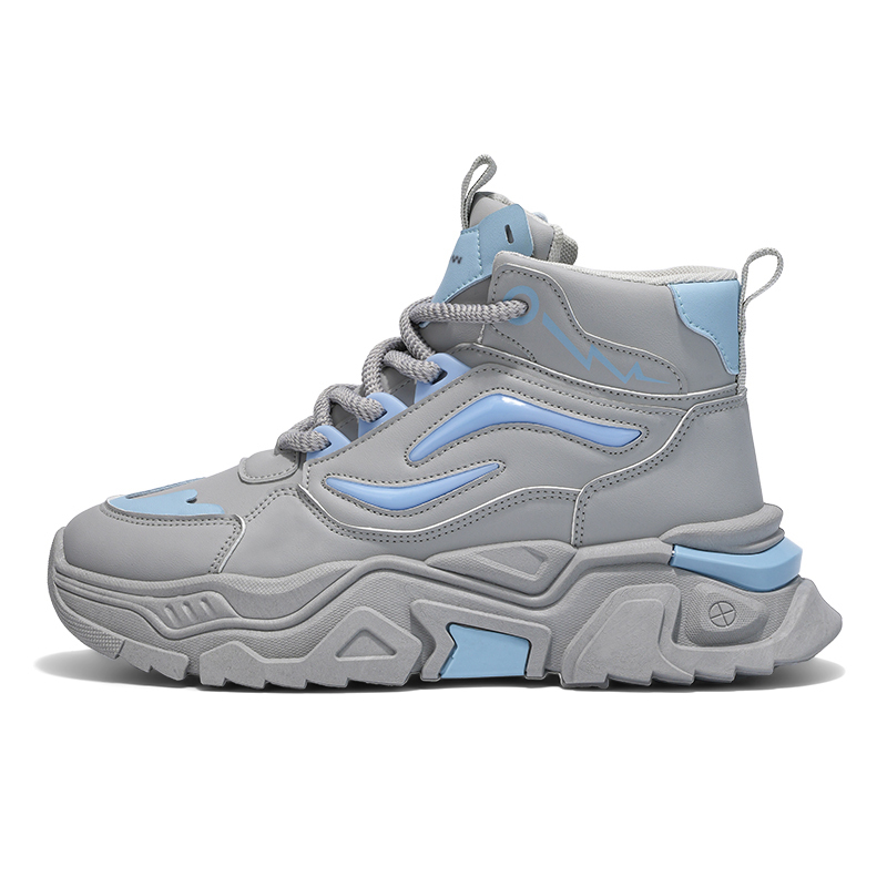 MIIOW Абразивостойкие поддерживающие высокие топсы массивные кроссовки мужские серо-голубые, цвет Gray Blue
MIIOW Абразивостойкие поддерживающие высокие топсы массивные кроссовки мужские серо-голубые, цвет Gray Blue