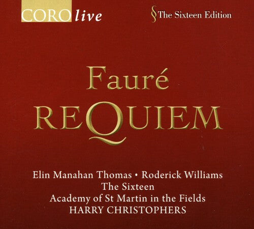 CD диск Faure / Thomas / Williams / Amf / Christophers: Requiem
CD диск Faure / Thomas / Williams / Amf / Christophers: Requiem
