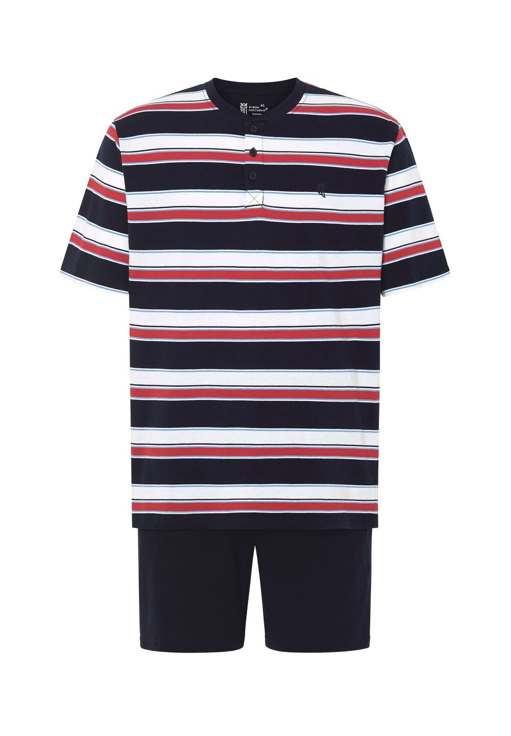 Мужская короткая пижама в полоску с планкой на пуговицах красная El Búho NOCTURNO, красный
Мужская короткая пижама в полоску с планкой на пуговицах красная El Búho NOCTURNO, красный