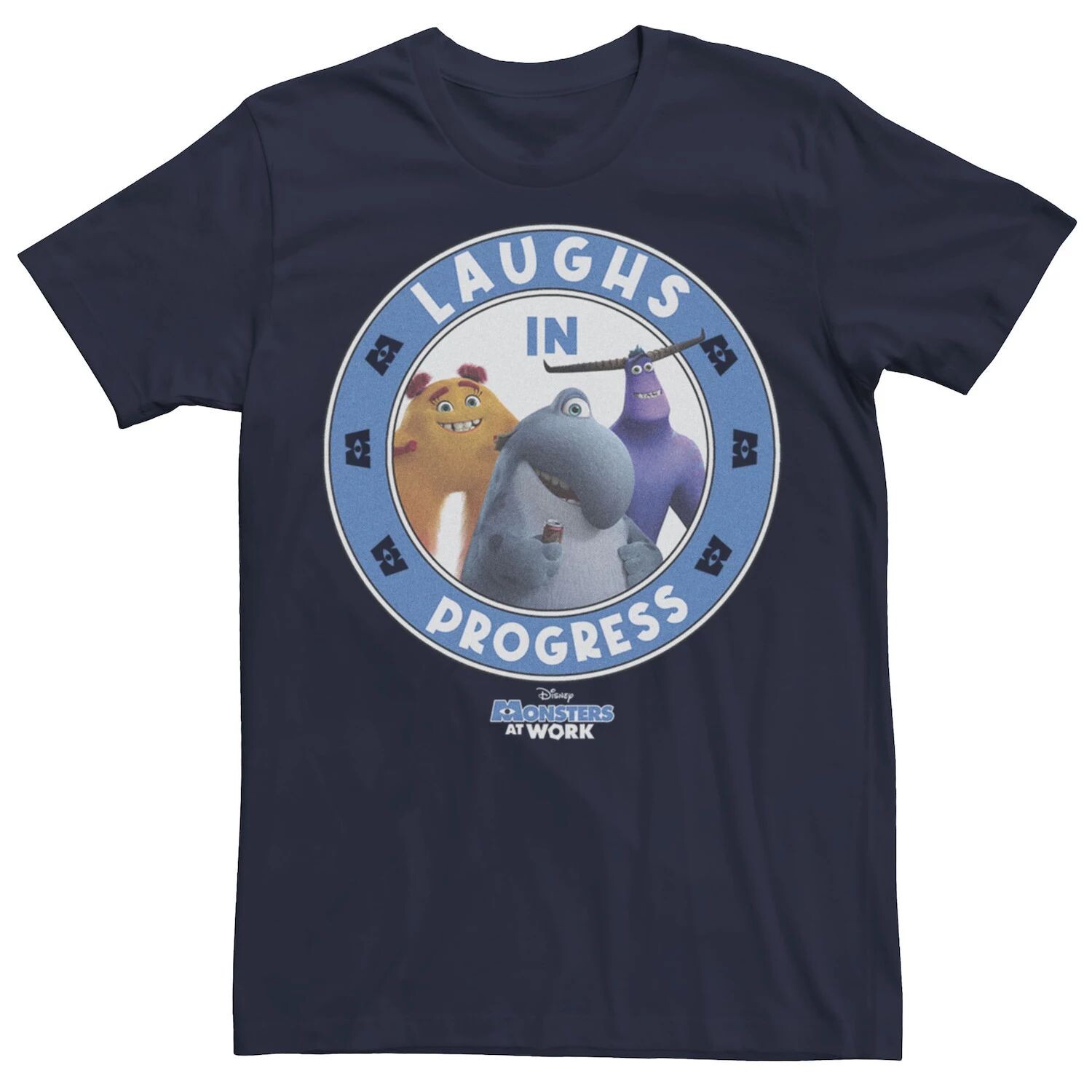 Мужская футболка Disney/Pixar Monsters At Work Laughs In Progress Licensed Character
Мужская футболка Disney/Pixar Monsters At Work Laughs In Progress Licensed Character