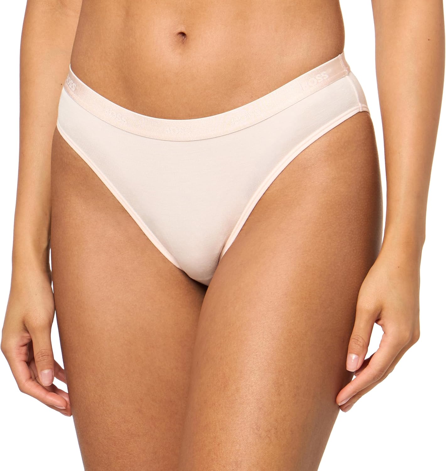 BOSS Женские трусы с логотипом на поясе и полным покрытием, Pearl Pink
BOSS Женские трусы с логотипом на поясе и полным покрытием, Pearl Pink