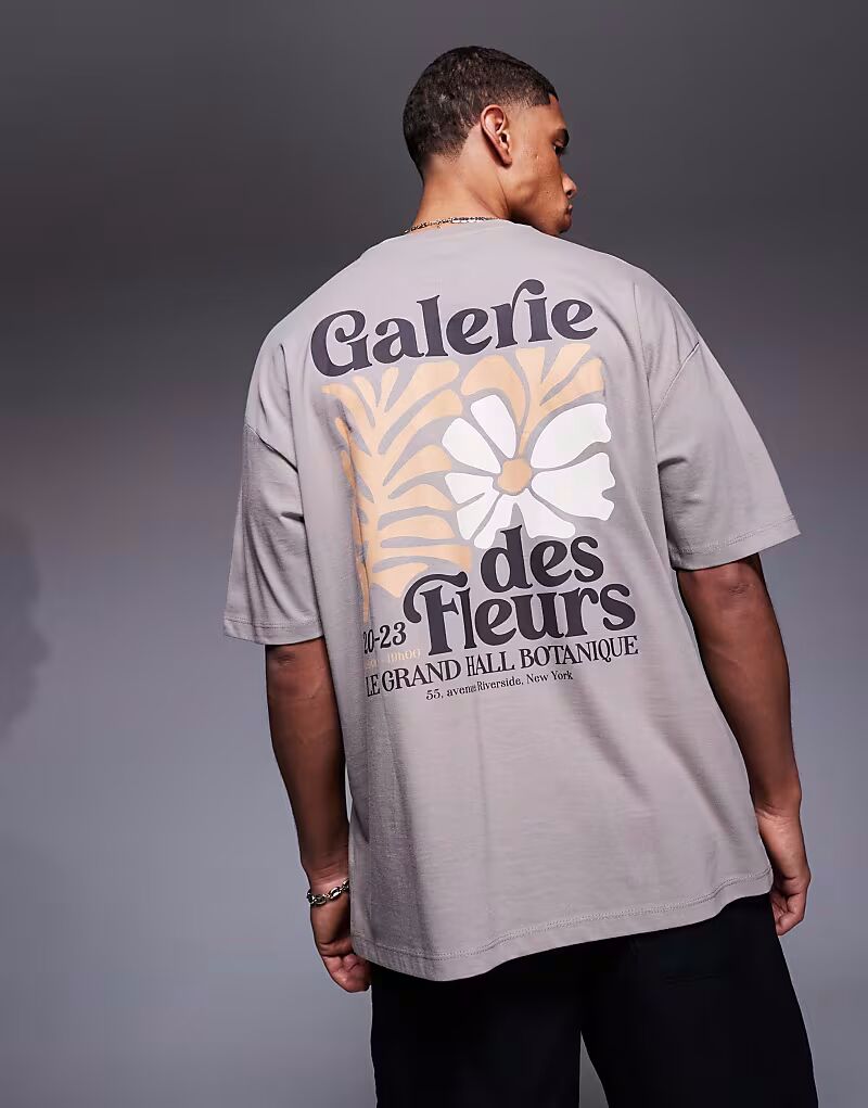 Футболка свободного кроя ASOS DESIGN с цветочным принтом коричневого цвета
Футболка свободного кроя ASOS DESIGN с цветочным принтом коричневого цвета