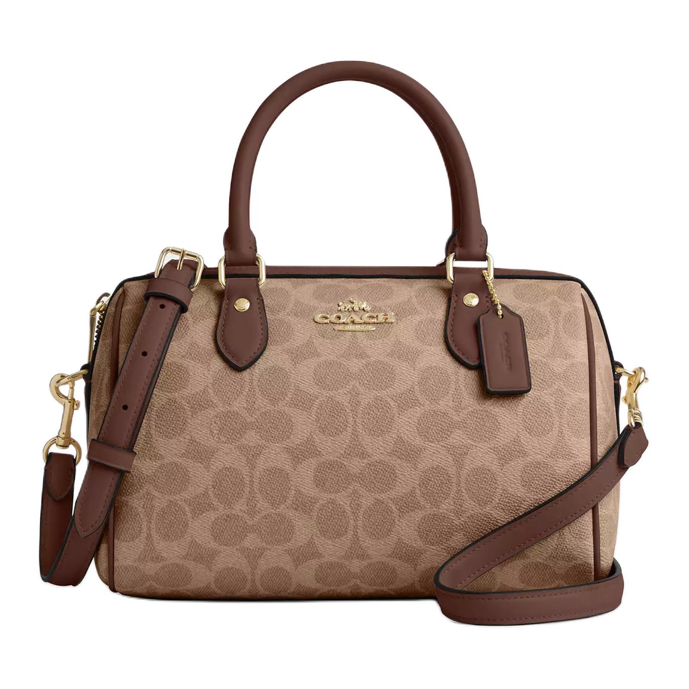 COACH Рюкзак Rowan из прорезиненной ткани через плечо средний размер женский бежевый и коричневый
COACH Рюкзак Rowan из прорезиненной ткани через плечо средний размер женский бежевый и коричневый