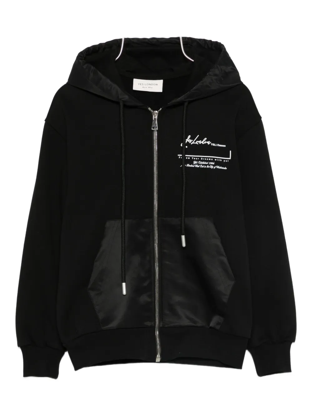 Свитшот на молнии Yes London, черный
Свитшот на молнии Yes London, черный