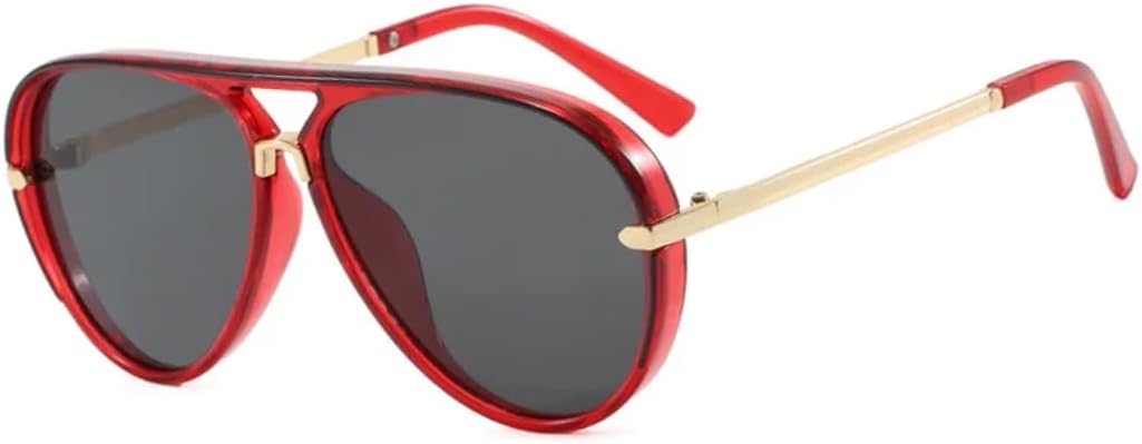 Ретро-солнцезащитные очки-пилот с двойным лучом и градиентным переходом для женщин, яркие, стильные, повседневные, для мужчин, защита от УФ-излучения UV400 TVTBBVV, Red Black
Ретро-солнцезащитные очки-пилот с двойным лучом и градиентным переходом для женщин, яркие, стильные, повседневные, для мужчин, защита от УФ-излучения UV400 TVTBBVV, Red Black