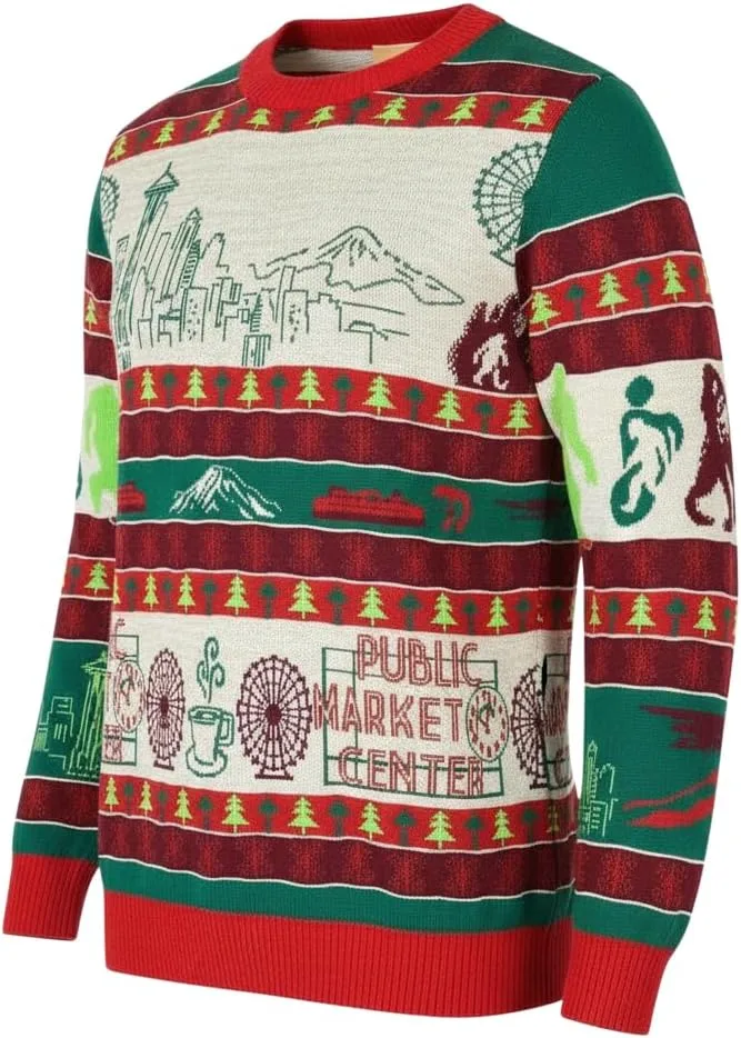 Свитер с принтом Space Needle Seattle, Crew Neck, Long Sleeve
Свитер с принтом Space Needle Seattle, Crew Neck, Long Sleeve