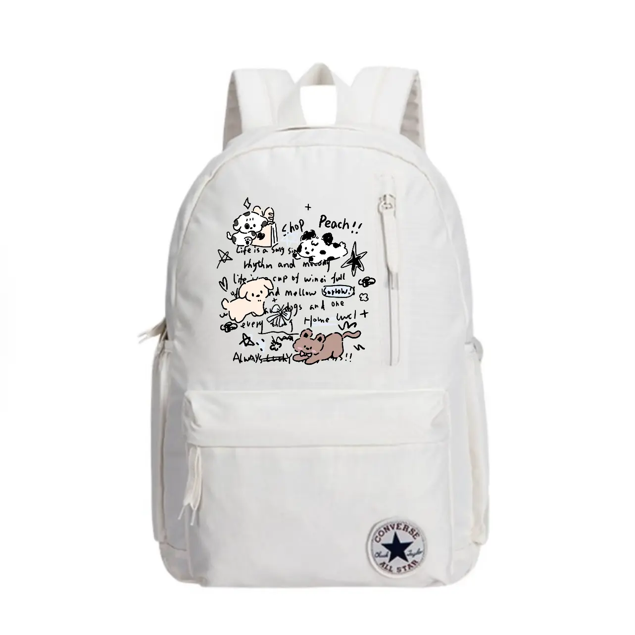 Converse Полиэстеровый рюкзак средний унисекс белый, 4 Pack Puppy
Converse Полиэстеровый рюкзак средний унисекс белый, 4 Pack Puppy