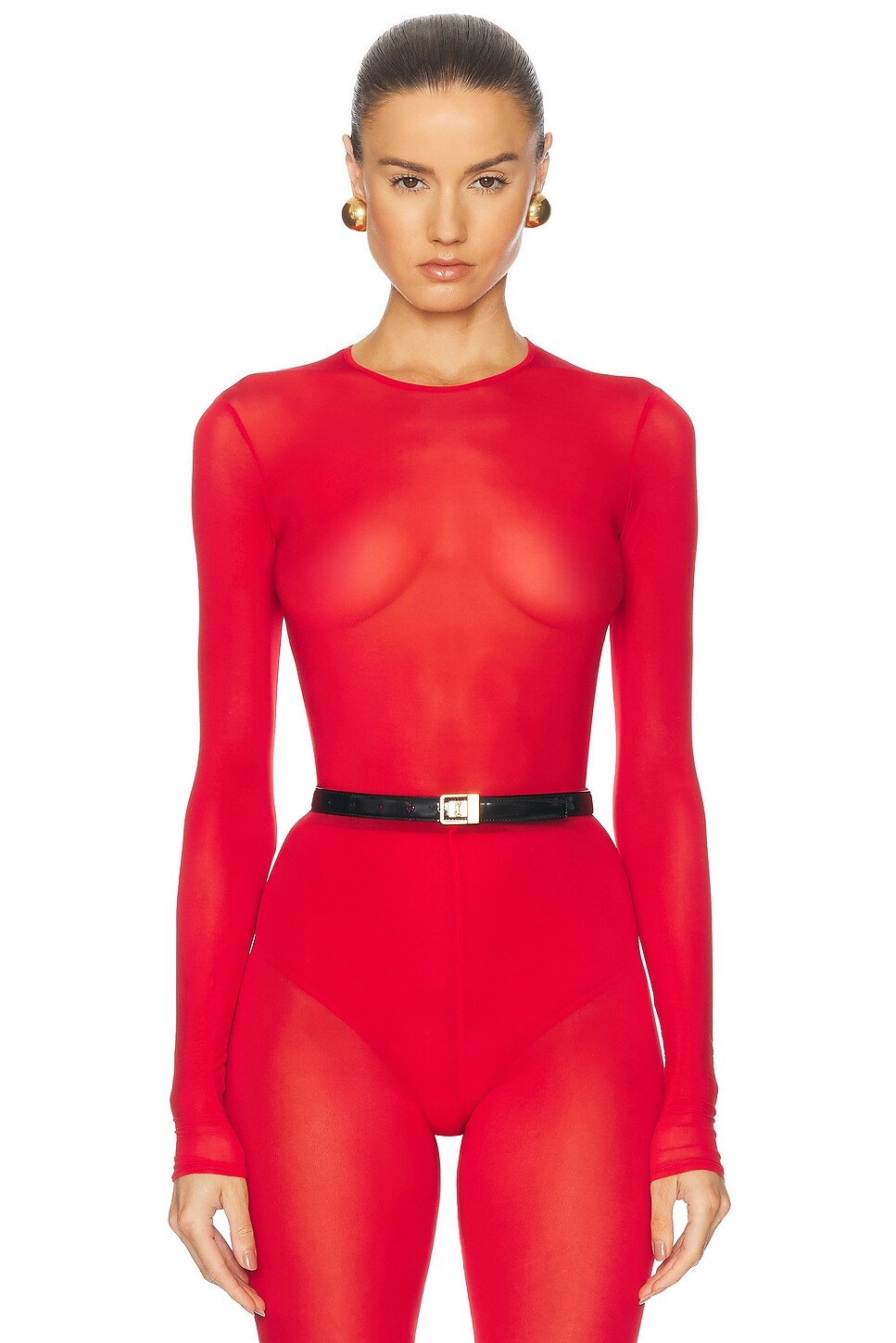 Прозрачное боди WARDROBE.NYC, красный
Прозрачное боди WARDROBE.NYC, красный