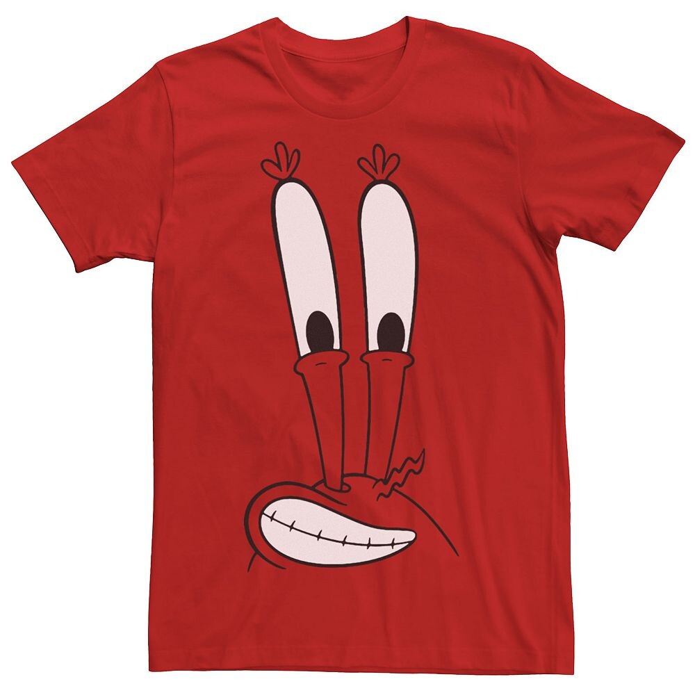 Мужская футболка Nickelodeon SpongeBob SquareБрюки Футболка Mr. Krabs Big Face, красный
Мужская футболка Nickelodeon SpongeBob SquareБрюки Футболка Mr. Krabs Big Face, красный