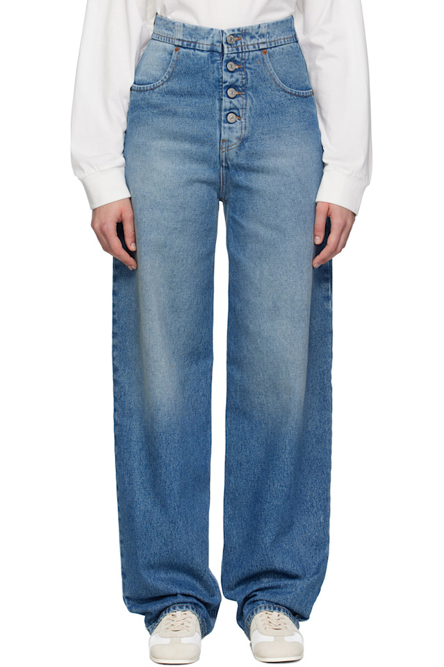 Прямые джинсы Mm6 Maison Margiela, синий
Прямые джинсы Mm6 Maison Margiela, синий