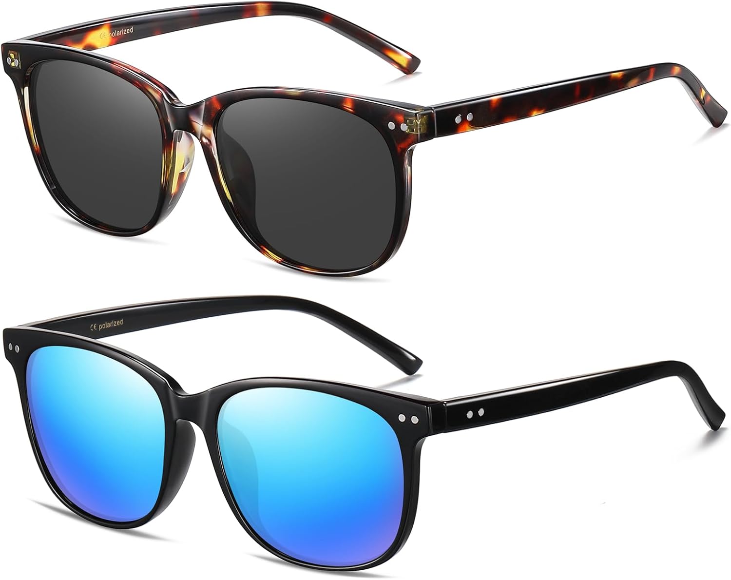 Женские поляризованные солнцезащитные очки HAOLOTA, классические круглые солнцезащитные очки для вождения, рыбалки, легкие, с защитой от УФ-излучения UV400, A17 2pcs Brown Tortoises/Grey + Black/Blue
Женские поляризованные солнцезащитные очки HAOLOTA, классические круглые солнцезащитные очки для вождения, рыбалки, легкие, с защитой от УФ-излучения UV400, A17 2pcs Brown Tortoises/Grey + Black/Blue