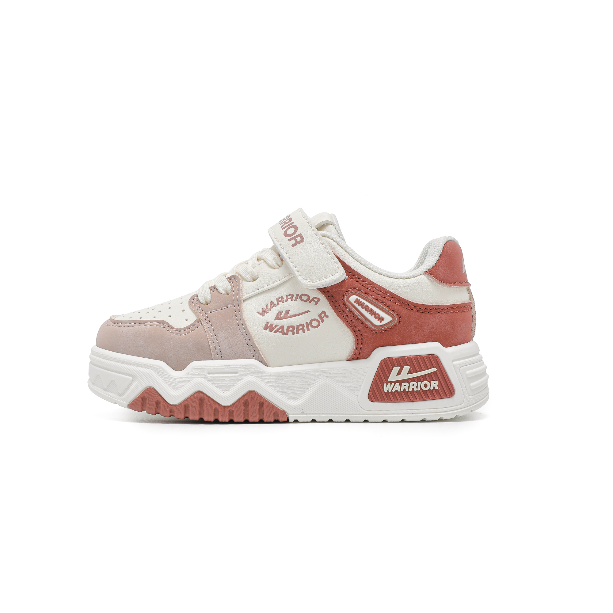 Дышащие, легкие, амортизирующие, низкие детские кроссовки для скейтбординга WARRIOR, бежевый/розовый/красный
Дышащие, легкие, амортизирующие, низкие детские кроссовки для скейтбординга WARRIOR, бежевый/розовый/красный