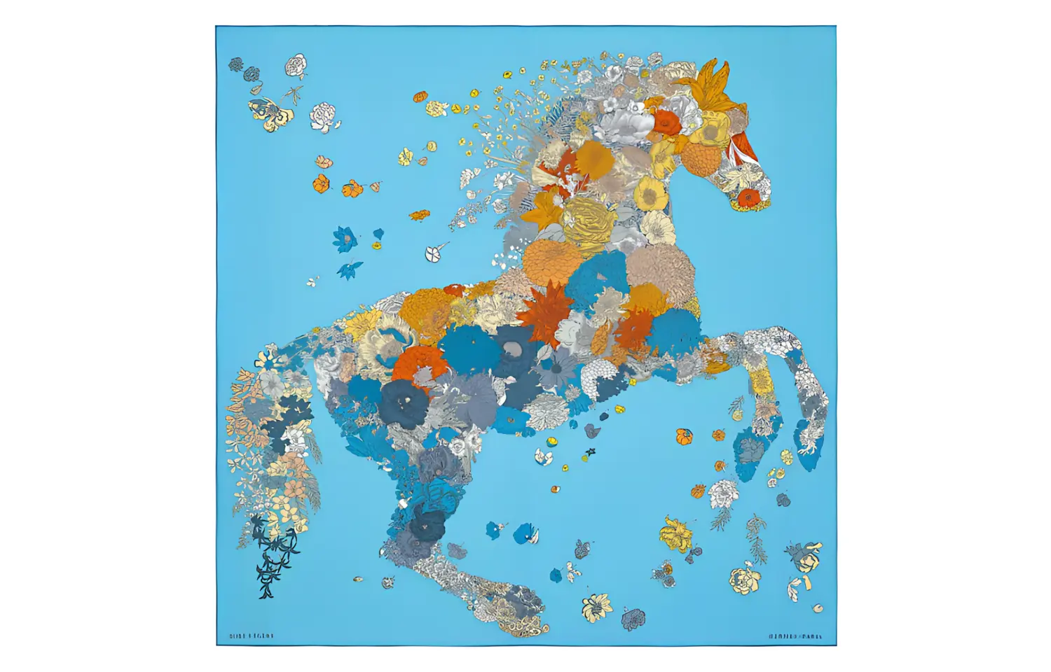 Шёлковый платок Robe Legere женский синий HERMES
Шёлковый платок Robe Legere женский синий HERMES