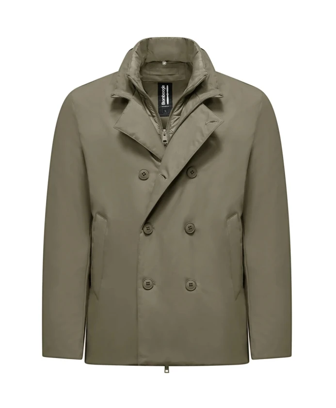 Коричневый двубортный пиджак, городской стиль Bomboogie, зеленый
Коричневый двубортный пиджак, городской стиль Bomboogie, зеленый