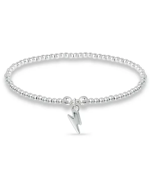 Браслет с подвесками в виде молнии из бисера, посеребренный Macy'S, silver
Браслет с подвесками в виде молнии из бисера, посеребренный Macy'S, silver