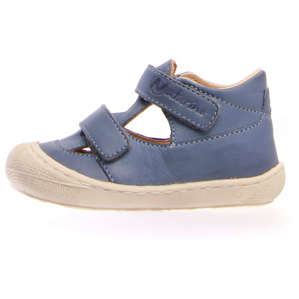 Детские пухлые сандалии Naturino, голубой 
Детские пухлые сандалии Naturino, голубой