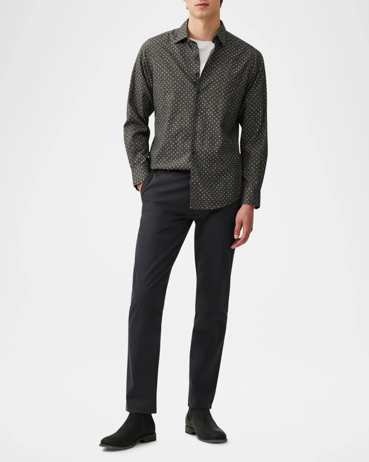 Мужская хлопковая спортивная рубашка Cranfield Rodd & Gunn, цвет Ash
Мужская хлопковая спортивная рубашка Cranfield Rodd & Gunn, цвет Ash