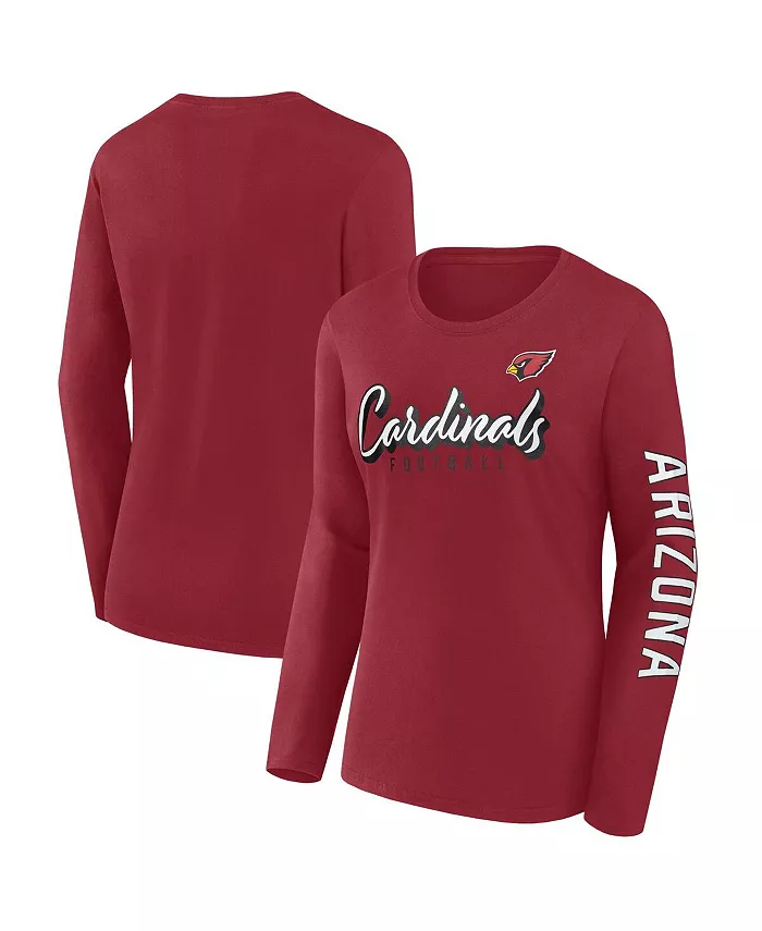 Женская футболка с длинным рукавом для болельщиков команды «Аризона Кардиналс» Fanatics
Женская футболка с длинным рукавом для болельщиков команды «Аризона Кардиналс» Fanatics