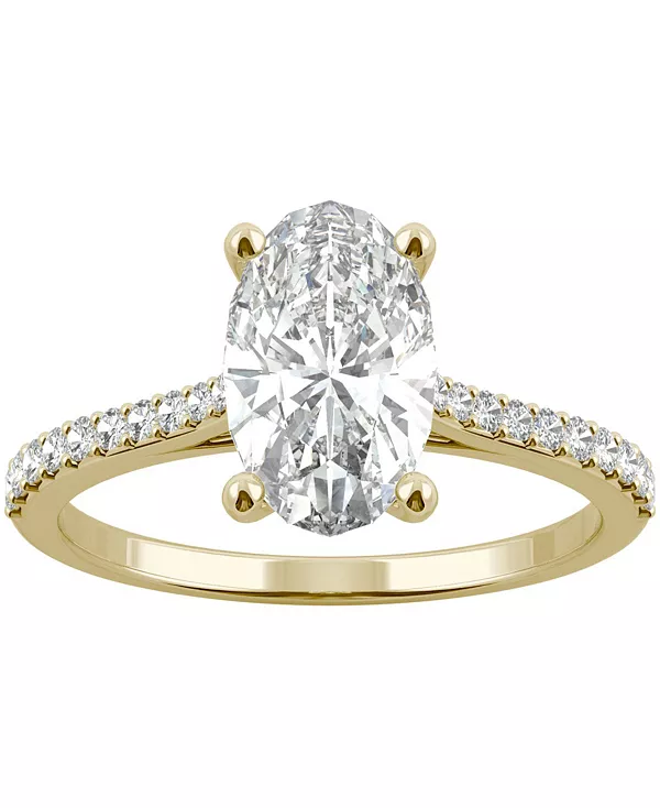 Обручальное кольцо с овальным муассанитом (2-1/2 карата, tw dew) из 14-каратного белого золота или 14-каратного желтого золота Charles & Colvard, gold
Обручальное кольцо с овальным муассанитом (2-1/2 карата, tw dew) из 14-каратного белого золота или 14-каратного желтого золота Charles & Colvard, gold