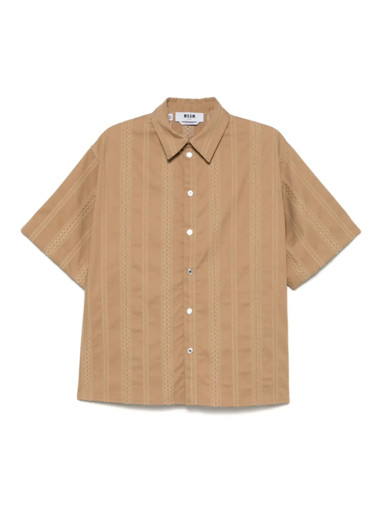 Рубашка с вышивкой MSGM, коричневый
Рубашка с вышивкой MSGM, коричневый