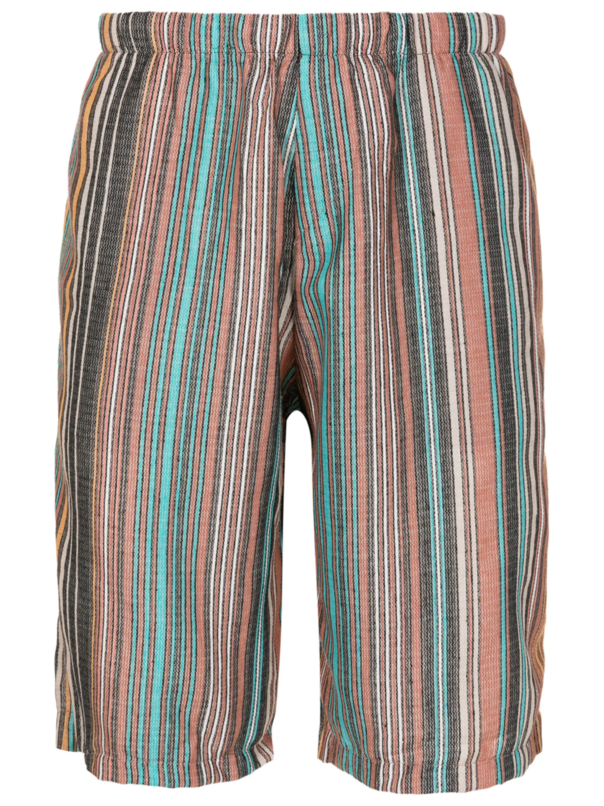 Жаккардовые шорты в полоску Amir Slama, коричневый
Жаккардовые шорты в полоску Amir Slama, коричневый