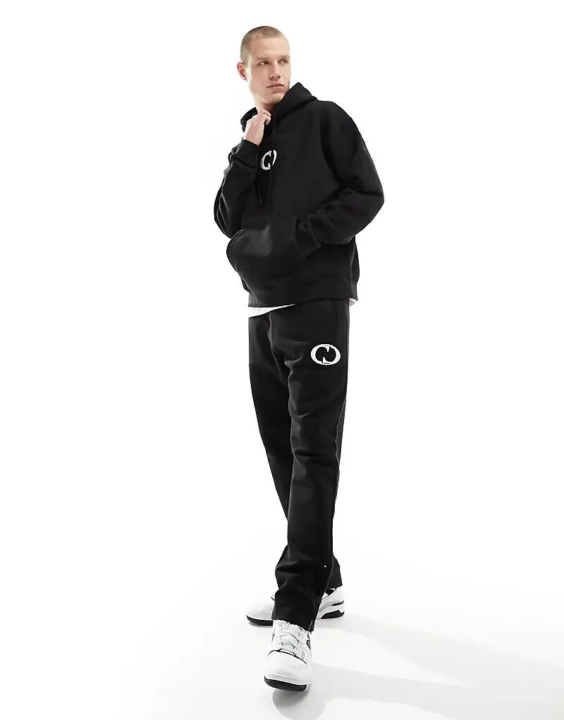 Тяжелые джоггеры с вышитым логотипом черного цвета Criminal Damage
Тяжелые джоггеры с вышитым логотипом черного цвета Criminal Damage