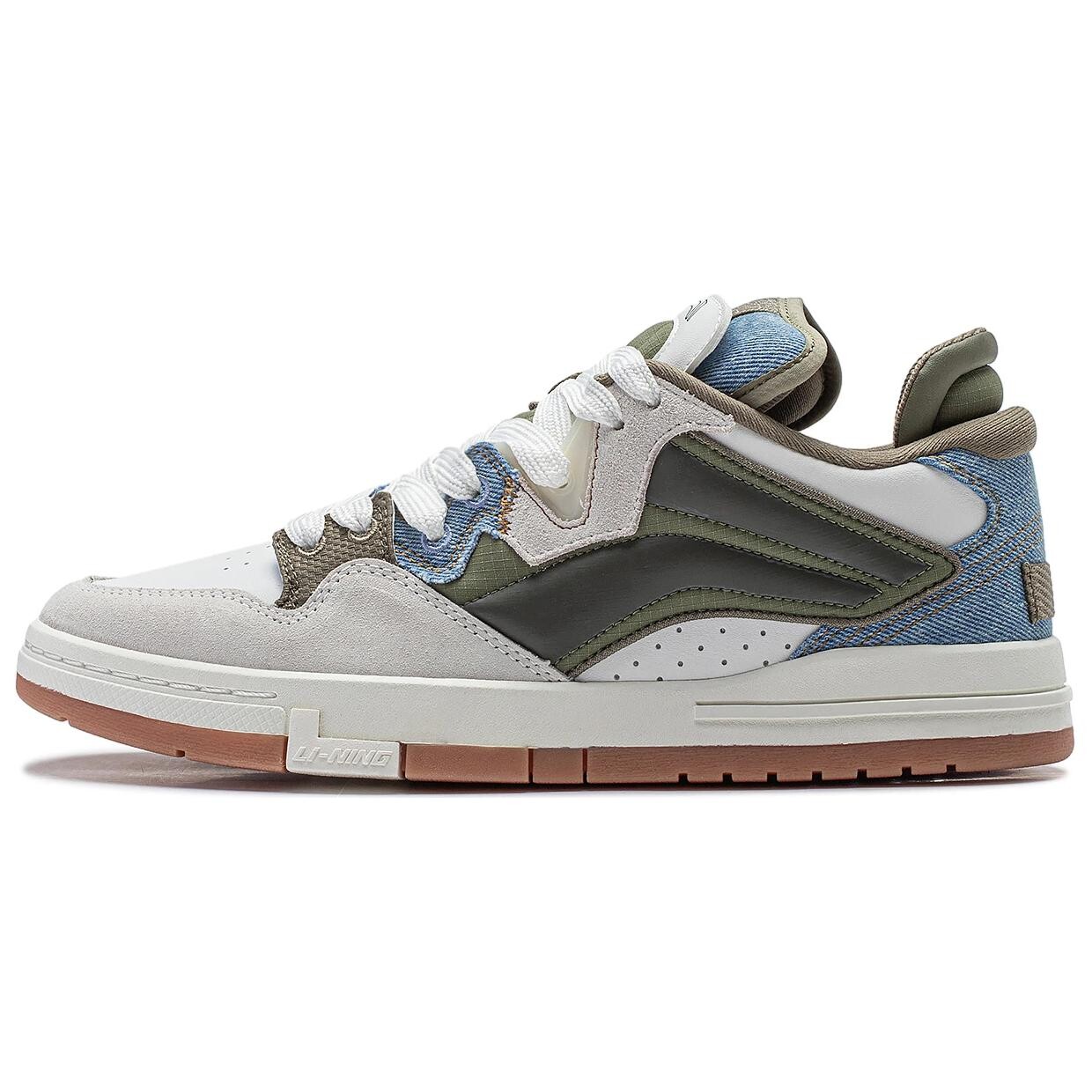 Кроссовки LINING Wave Skateboarding Shoes Men Low-top Champagne White/Olive Green, зеленый
Кроссовки LINING Wave Skateboarding Shoes Men Low-top Champagne White/Olive Green, зеленый