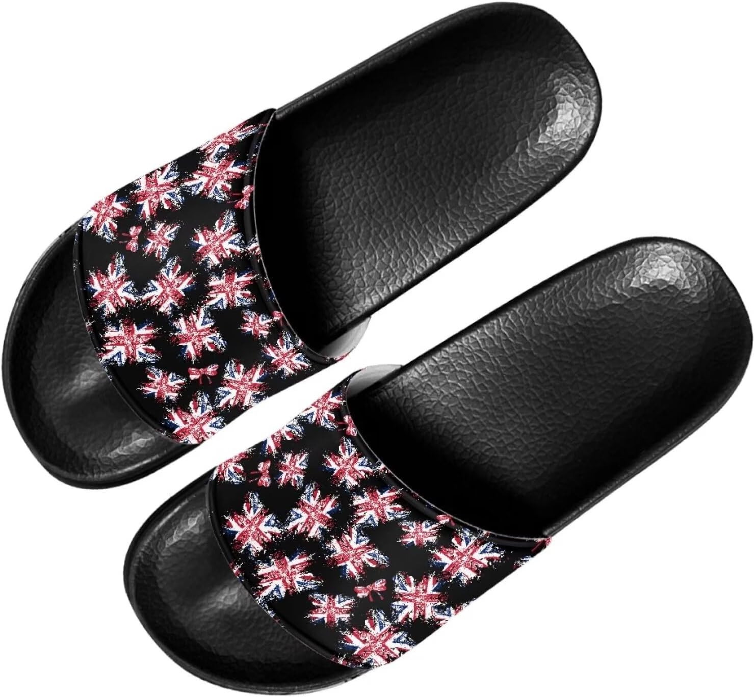 Забавные тапочки Binienty для взрослых, сандалии унисекс, нескользящие, быстросохнущие, для душа и ванной, British Flag
Забавные тапочки Binienty для взрослых, сандалии унисекс, нескользящие, быстросохнущие, для душа и ванной, British Flag