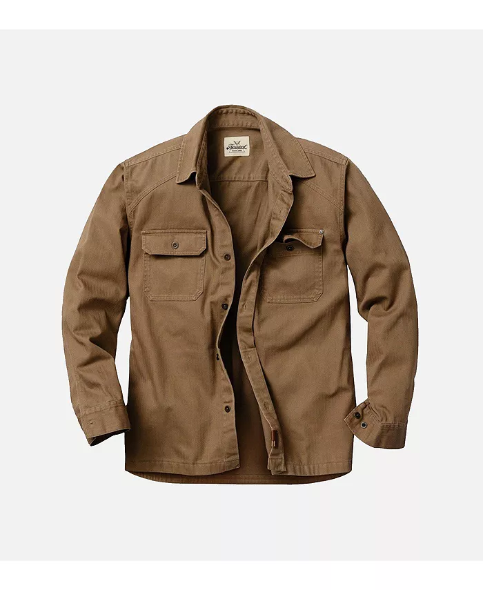 Рубашка на пуговицах Big & Tall с эффектом потертости в рубчик Thorogood, коричневый/бежевый 
Рубашка на пуговицах Big & Tall с эффектом потертости в рубчик Thorogood, коричневый/бежевый