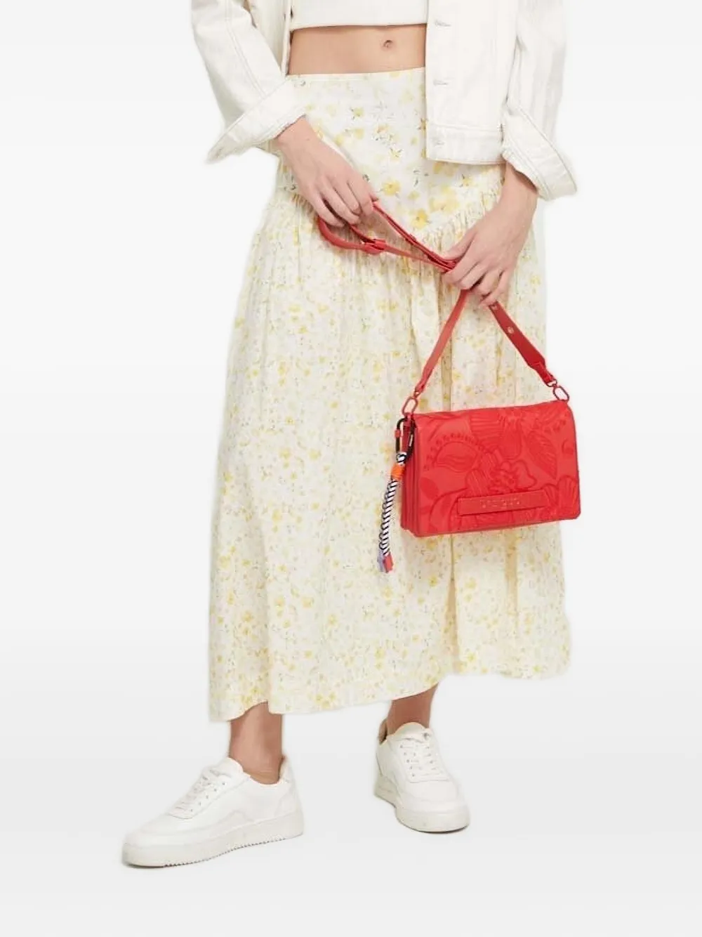 Юбка миди с цветочным принтом Desigual, белый
Юбка миди с цветочным принтом Desigual, белый