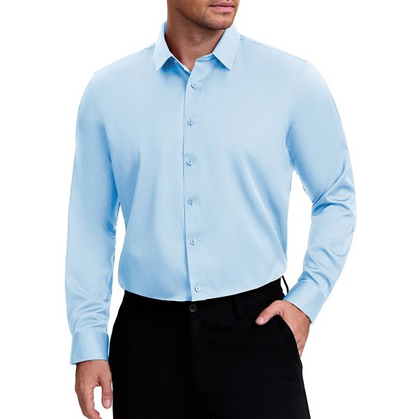 Мужская классическая рубашка с длинным рукавом и отложным воротником Inspire Chic, Light Blue
Мужская классическая рубашка с длинным рукавом и отложным воротником Inspire Chic, Light Blue