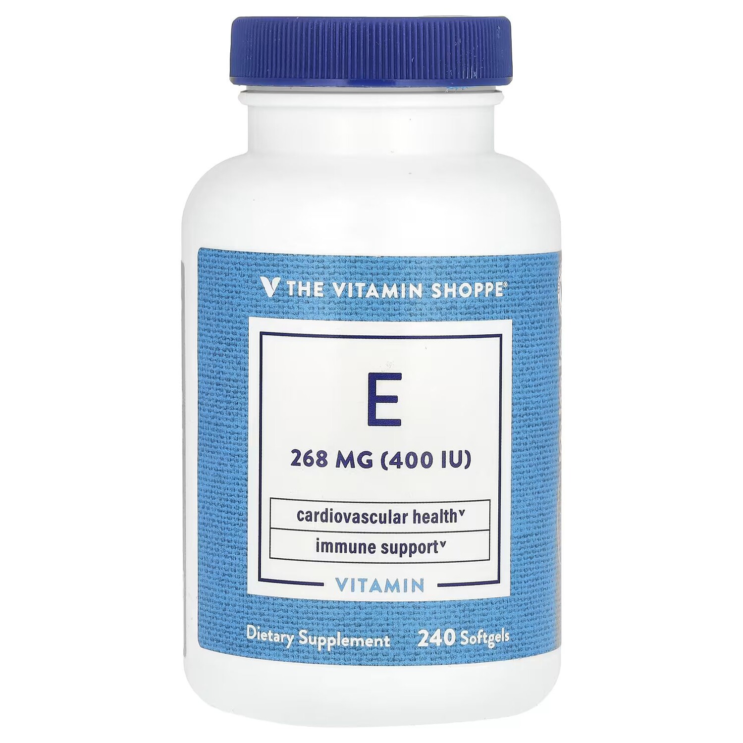 Витамин Е, 268 мг (400 МЕ), 240 мягких таблеток The Vitamin Shoppe
Витамин Е, 268 мг (400 МЕ), 240 мягких таблеток The Vitamin Shoppe