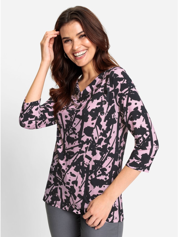 Рубашка с розовым и черным принтом WITT WEIDEN
Рубашка с розовым и черным принтом WITT WEIDEN