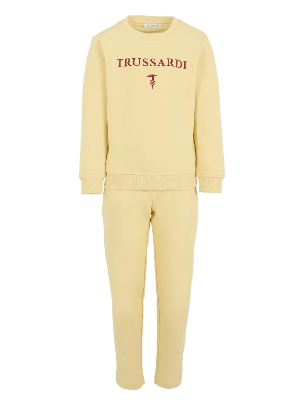 Спортивный костюм с вышитым логотипом TRUSSARDI JUNIOR, желтый
Спортивный костюм с вышитым логотипом TRUSSARDI JUNIOR, желтый