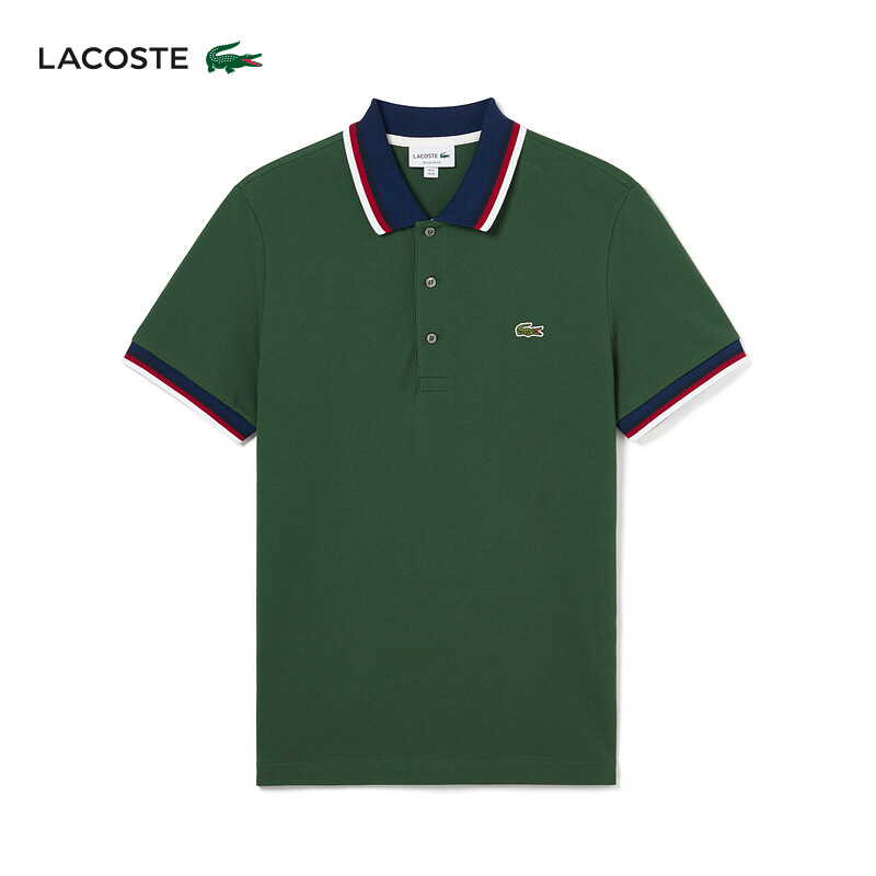 Рубашка-поло мужская Lacoste с короткими рукавами и лацканами, зеленый
Рубашка-поло мужская Lacoste с короткими рукавами и лацканами, зеленый