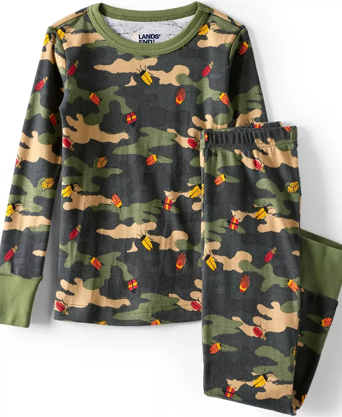 Детский комплект пижамы с длинными рукавами и штанами облегающего кроя Lands' End, синий
Детский комплект пижамы с длинными рукавами и штанами облегающего кроя Lands' End, синий