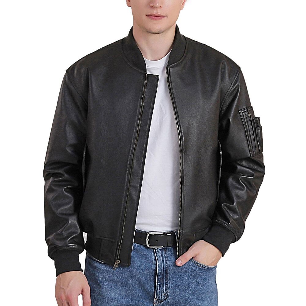 Мужская кожаная куртка-бомбер Ma-1 Flight Leathers Landing Leathers, черный
Мужская кожаная куртка-бомбер Ma-1 Flight Leathers Landing Leathers, черный
