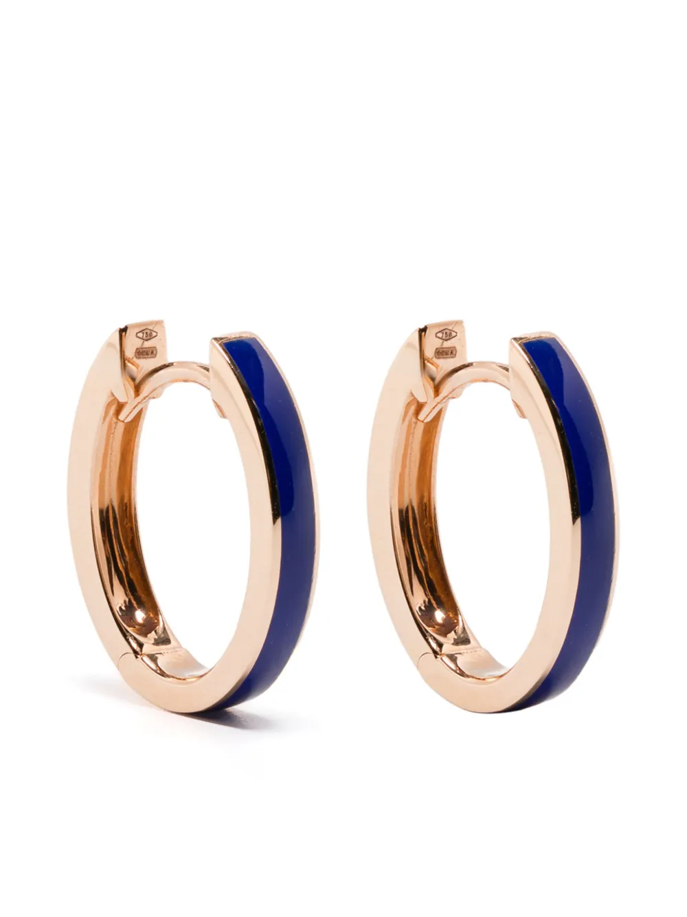 Серьги-кольца из 18-каратного розового золота с эмалевыми деталями Anapsara, розовый
Серьги-кольца из 18-каратного розового золота с эмалевыми деталями Anapsara, розовый