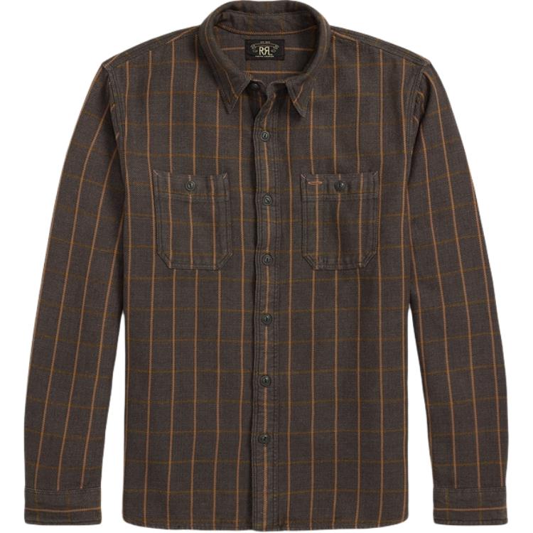 Полосатая рубашка Double RL, коричневый
Полосатая рубашка Double RL, коричневый