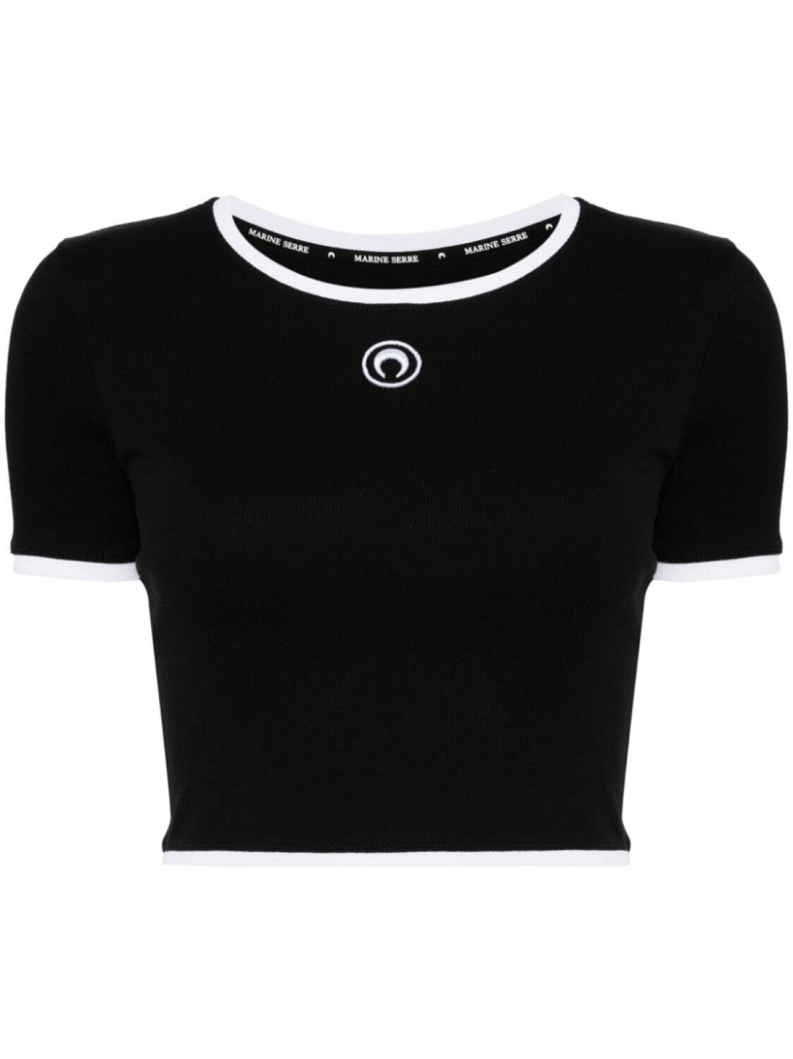Футболка из смесового органического хлопка Marine Serre, черный
Футболка из смесового органического хлопка Marine Serre, черный