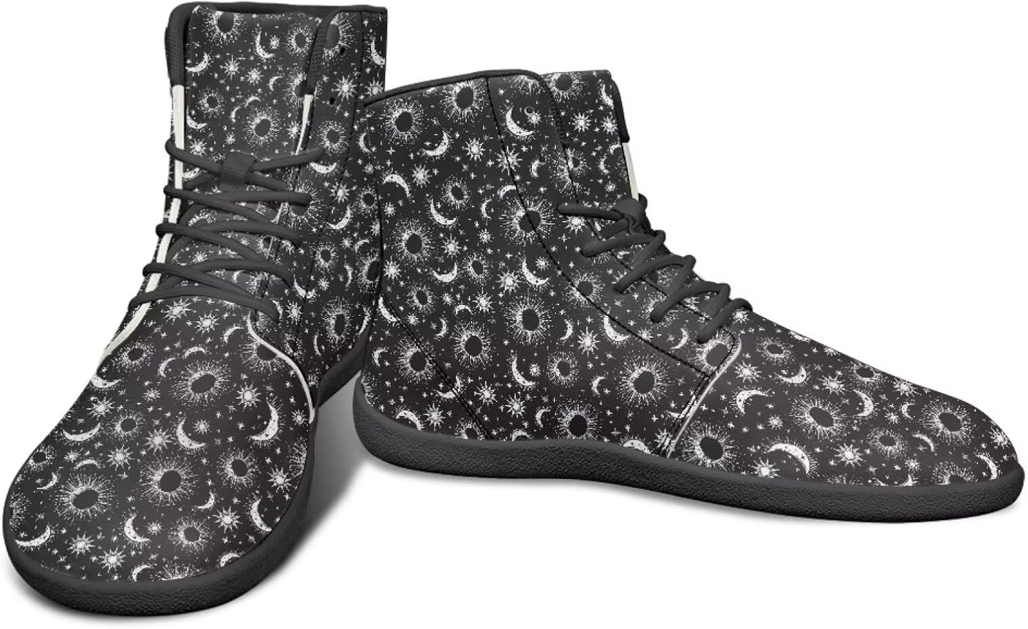 Высокие минималистичные кроссовки для мужчин с рисунком «Звездное небо», с нулевым перепадом высоты подошвы, легкие, для бега и ходьбы Watdotory, Sun Moon Pattern
Высокие минималистичные кроссовки для мужчин с рисунком «Звездное небо», с нулевым перепадом высоты подошвы, легкие, для бега и ходьбы Watdotory, Sun Moon Pattern