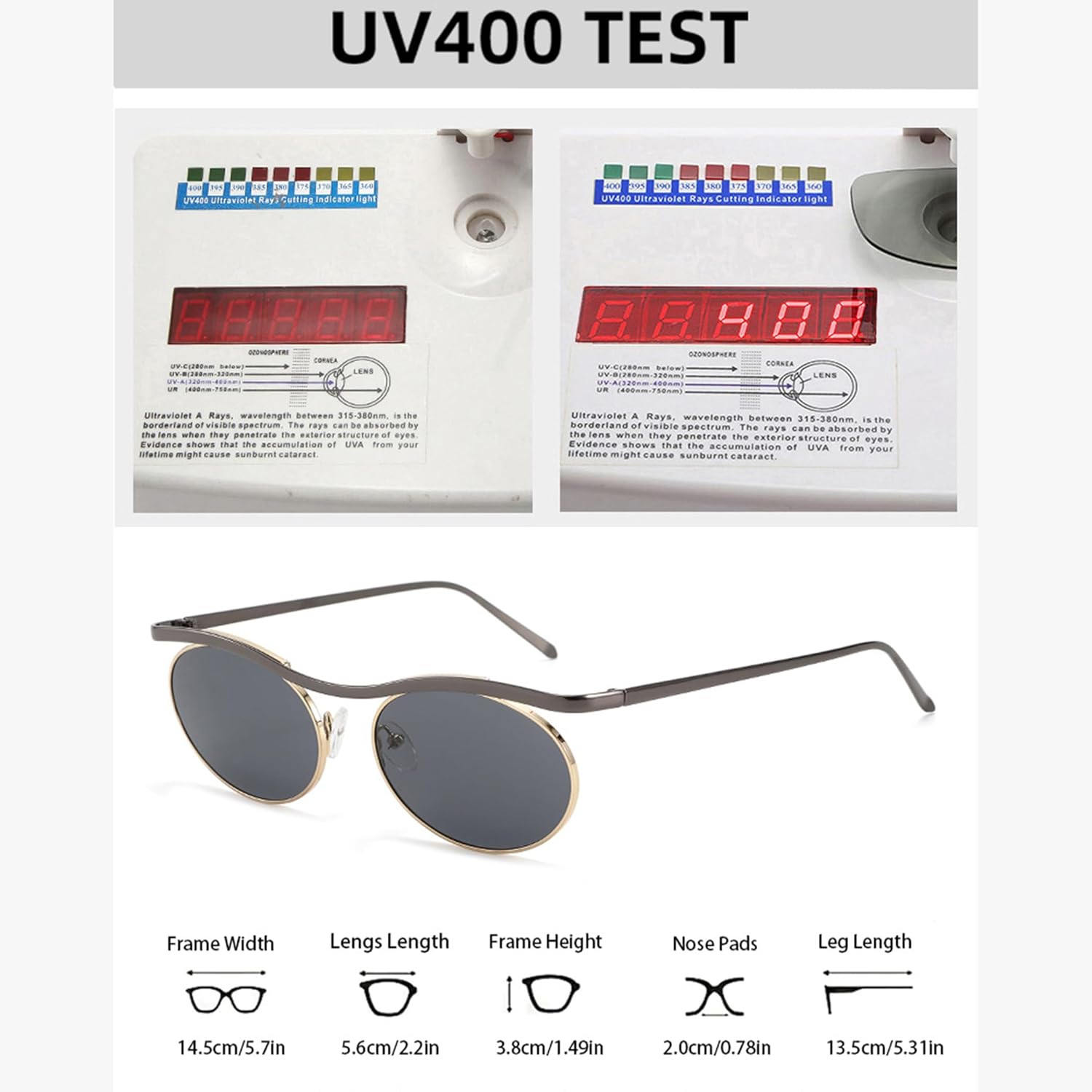 Солнцезащитные очки Bullabulling овальной формы для мужчин и женщин, маленькая металлическая оправа, панк-стиль, забавные солнцезащитные очки, защита от ультрафиолета UV400, C3
Солнцезащитные очки Bullabulling овальной формы для мужчин и женщин, маленькая металлическая оправа, панк-стиль, забавные солнцезащитные очки, защита от ультрафиолета UV400, C3