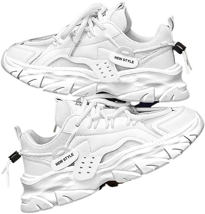 Мужские массивные винтажные кроссовки на шнуровке - удобные, противоскользящие, дышащие, для активного отдыха и повседневной носки Hhhchpm, белый
Мужские массивные винтажные кроссовки на шнуровке - удобные, противоскользящие, дышащие, для активного отдыха и повседневной носки Hhhchpm, белый