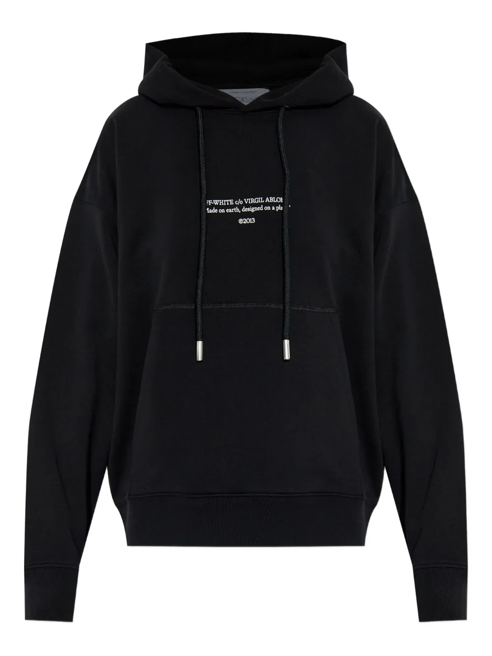 Худи с логотипом и завязками Off-White, черный
Худи с логотипом и завязками Off-White, черный