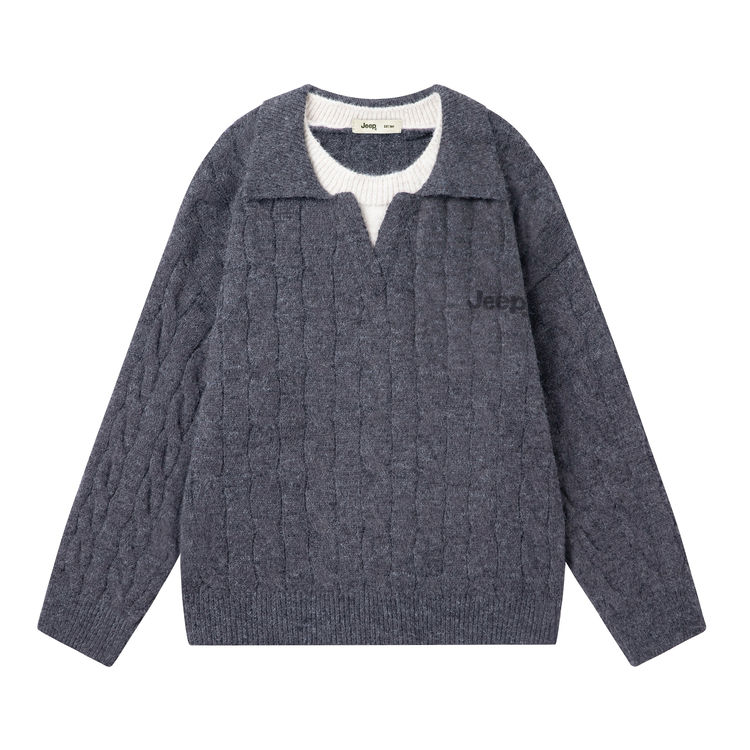 Толстовка Unisex с воротником-поло, утолщенная, стиль Mock Two Piece Jeep, p75gmks913 темно-серый
Толстовка Unisex с воротником-поло, утолщенная, стиль Mock Two Piece Jeep, p75gmks913 темно-серый