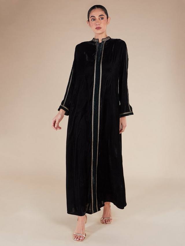 Платье макси Noor из бархата Aab, Black/Gold
Платье макси Noor из бархата Aab, Black/Gold