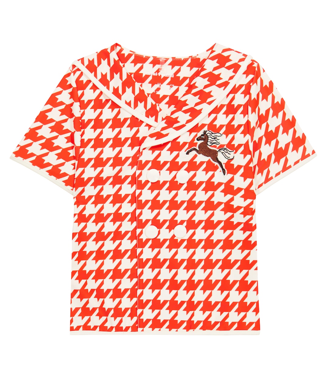 Купальный топ с вышивкой в ломаную клетку Mini Rodini, красный
Купальный топ с вышивкой в ломаную клетку Mini Rodini, красный