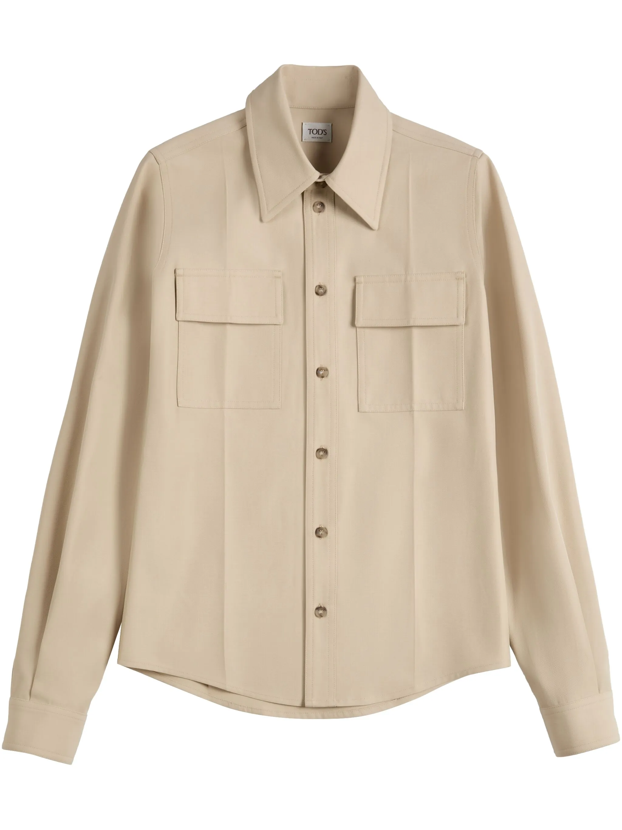 Рубашка со складками Tod'S, бежевый
Рубашка со складками Tod'S, бежевый