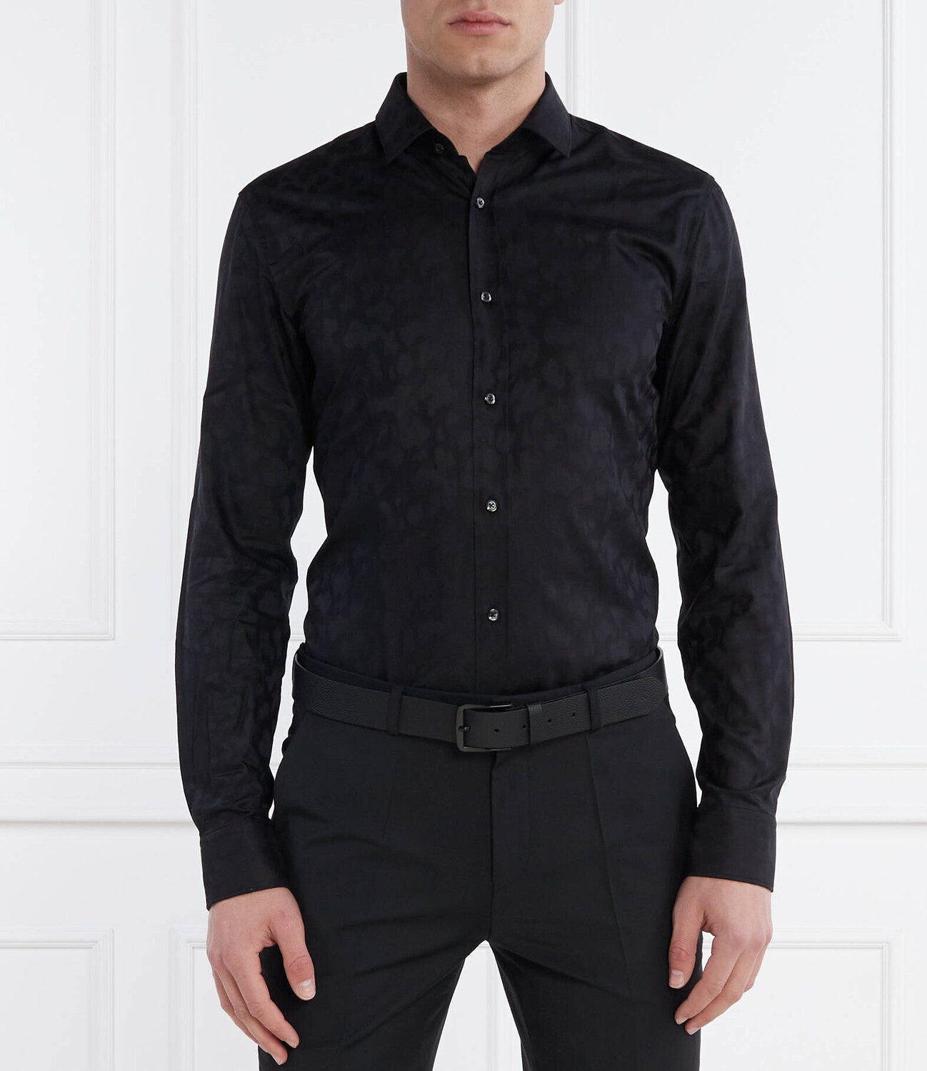 Рубашка HUGO Elisha Extra slim fit, черный
Рубашка HUGO Elisha Extra slim fit, черный